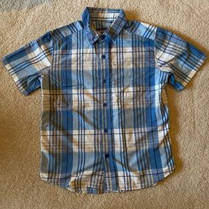 VGUC Patagonia boys lightweight button-down shirt size medium